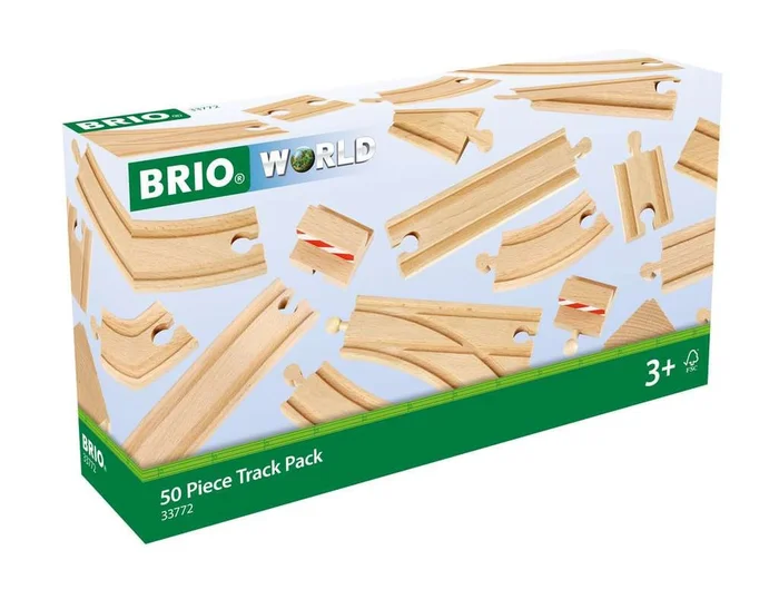 BRIO® – XXL Großes Schienenpaket 50 Teile