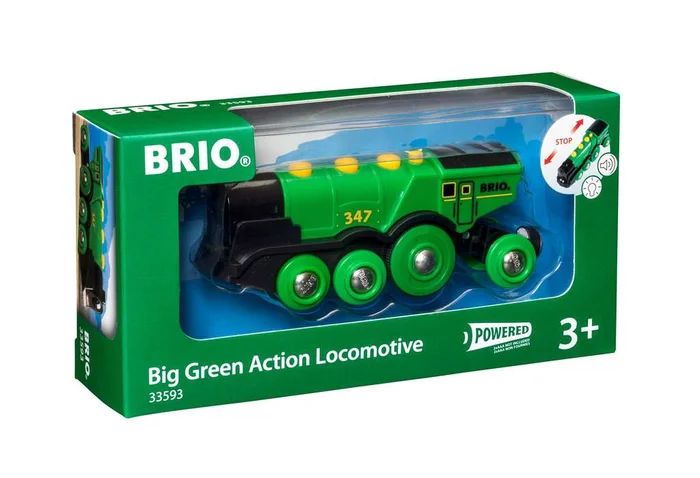 Brio World -Gr&uuml;ner Gustav, elektrische Lok
