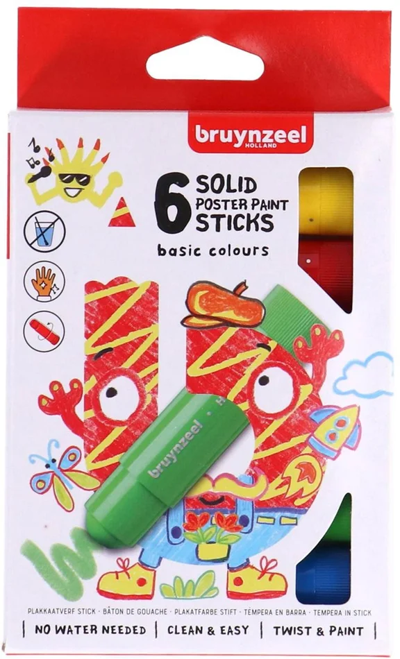 Bruynzeel 6 Bruynz. Plakatmalstiftbasis 60159006