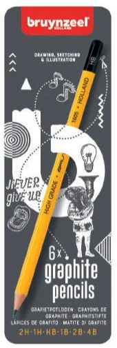 Bruynzeel Bruynzeel 6 Graphitstifte in einer Dose 60211006