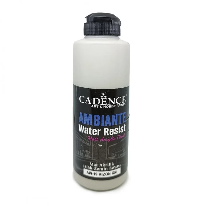 Cadence Cadence Ambiante Waterbestendige Matt Acrylverf 250 ml Mink Gray + 10 gr Catalyst
