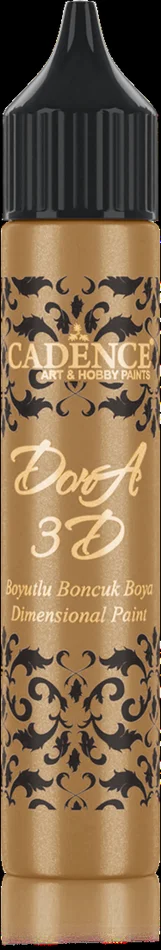Cadence Cadence Dora 3D Metallic Dimensional Verf 25 ml Antique Gold