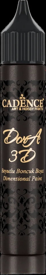 Cadence Cadence Dora 3D Metallic Dimensional Verf 25 ml Zwart