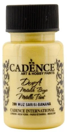 Cadence Cadence Dora Acrylverf Metallic 50 ml Banana Yellow