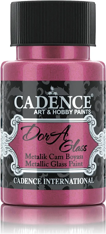 Cadence Cadence Dora Metallic Glas Verf 50 ml Bright Fuchsia