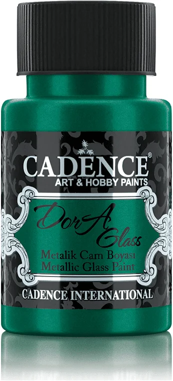 Cadence Cadence Dora Metallic Glas Verf 50 ml Emerald Green