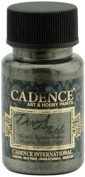 Cadence Cadence Dora Metallic Textielverf 50 ml Antraciet