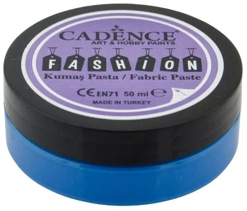 Cadence Cadence Fashion Textiel Relief Pasta 50 ml Koningsblauw