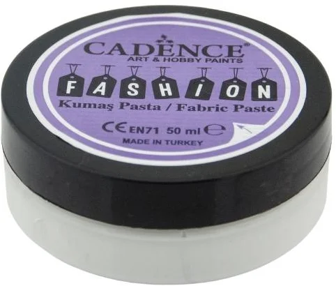 Cadence Cadence Fashion Textiel Relief Pasta 50 ml Wit