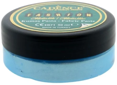 Cadence Cadence Fashion Textile Metallic Relief Paste 50 ml Aqua