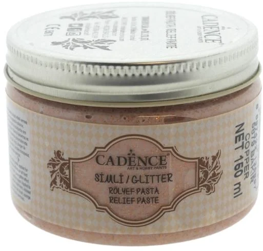 Cadence Cadence Glitter Relief Paste 150 ml Kupfer