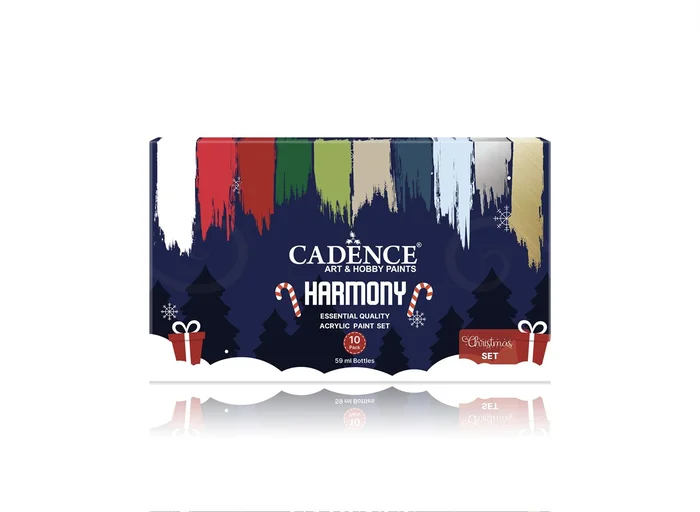 Cadence Cadence Harmony Acrylverf Set 10×59 ml Kerst