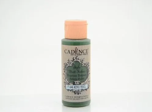 Cadence Cadence Style Mat Textielverf 59ml Dark Green