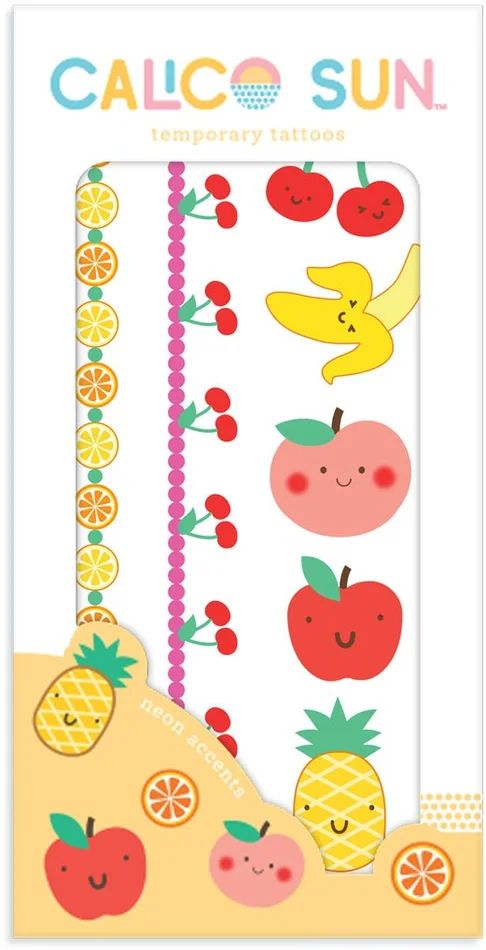 Calico Sun Clementine Temporäre Tattoos