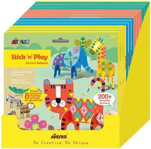 Carletto Avenir – Steckfiguren-Set mit Stickers, sortiert