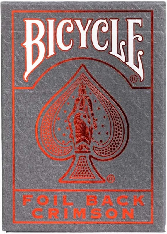 Cartamundi Bicycle Fahrradfolie Metalluxe Rot