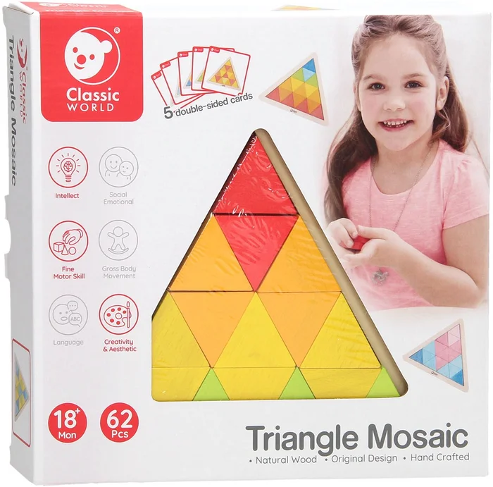 Classic World Houten Mozaïekpuzzel, 67st.