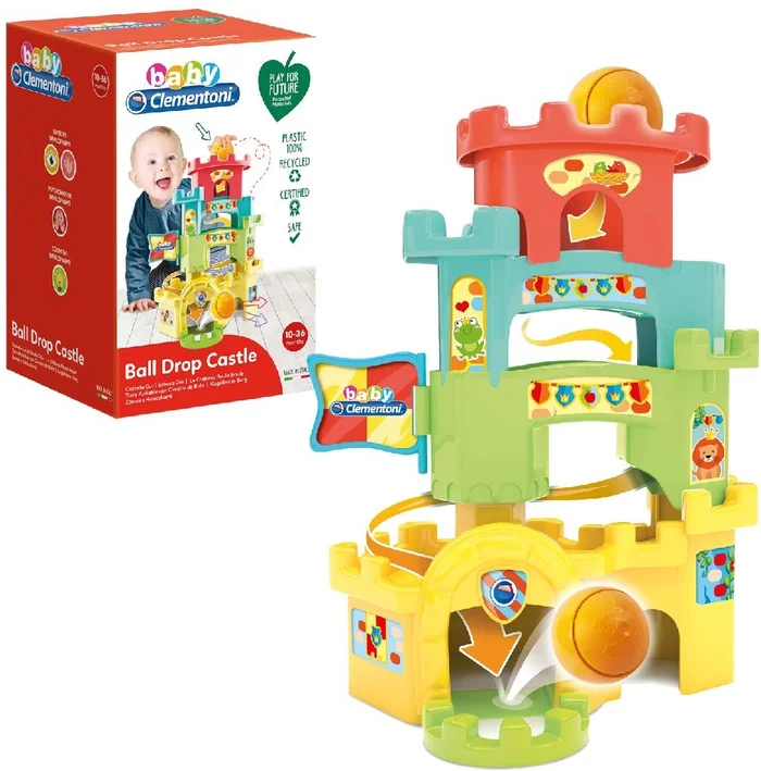 Clementoni Stapeltoren Kasteel met Ballenbaan