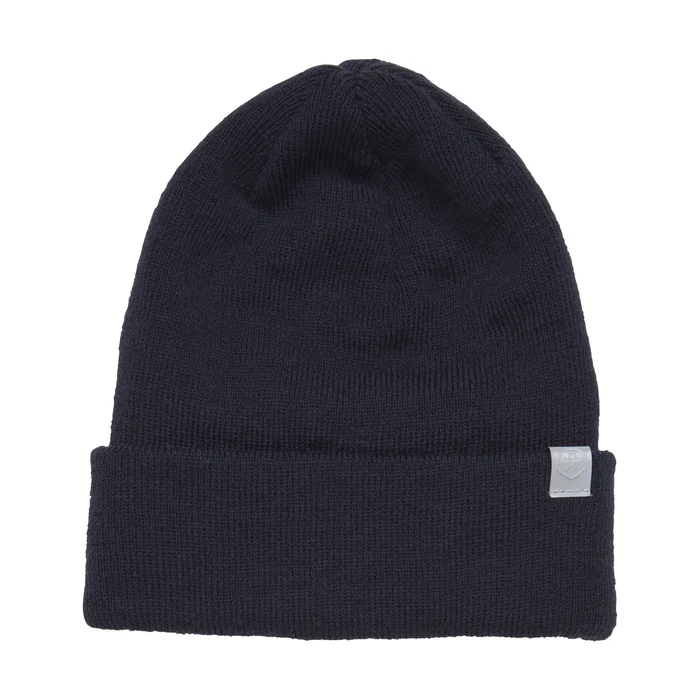 Color Kids Strick Beanie dunkelblau