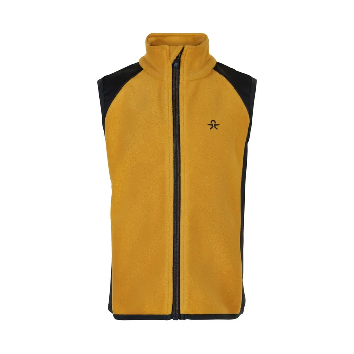 Color Kids winddichte Fleeceweste Mango Mojito