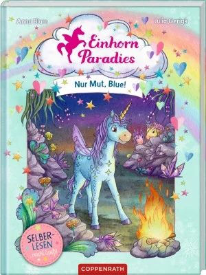 Coppenrath Buch Einhorn Paradies Nur Mut Blue!