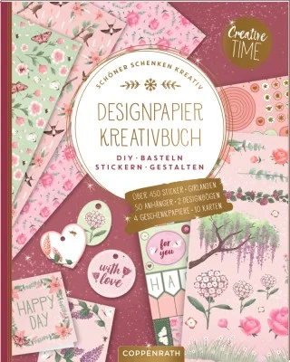 Coppenrath Designpapier-Kreativbuch Garden Glory