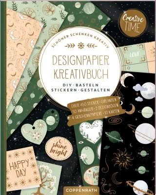 Coppenrath Designpapier-Kreativbuch Sparkle & Stars