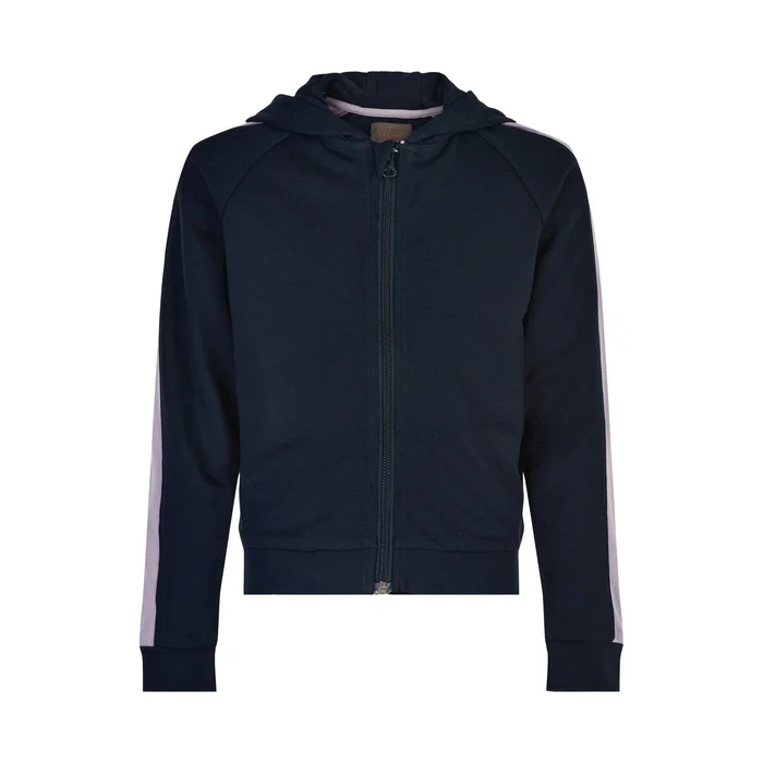 Creamie Cardigan Sweat Stripe Total Eclipse