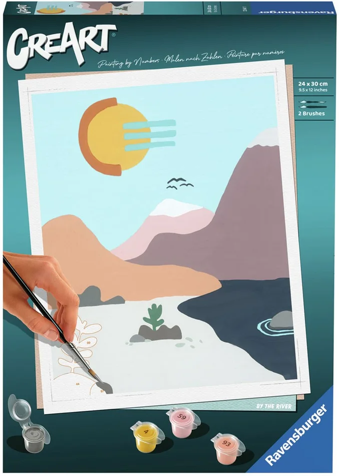 CreArt Schilderen op Nummer – By The River