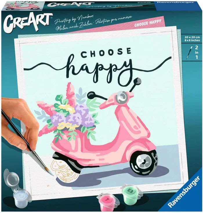 CreArt Schilderen op Nummer – Choose Happy