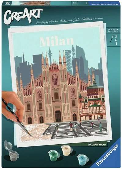 CreArt Schilderen op Nummer – Colorful Milan