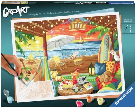 CreArt Schilderen op Nummer – Cozy Cabana