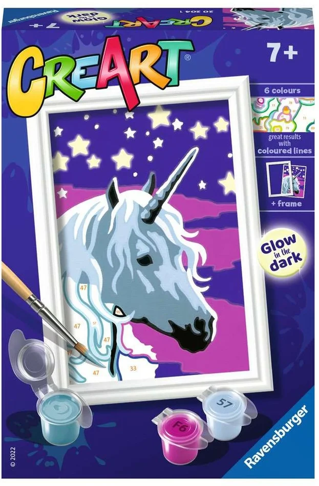 CreArt Schilderen op Nummer – Eenhoorn Dromen