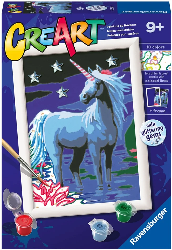 CreArt Schilderen op Nummer – Magische Eenhoorn
