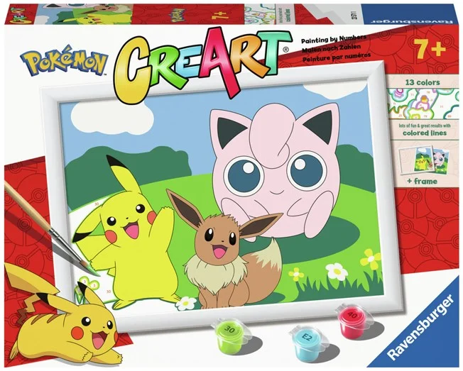 CreArt Schilderen op Nummer – Pokemon Classics