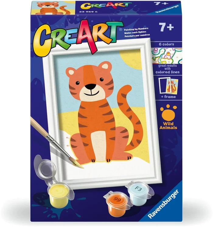 CreArt Schilderen op Nummer – Tijger