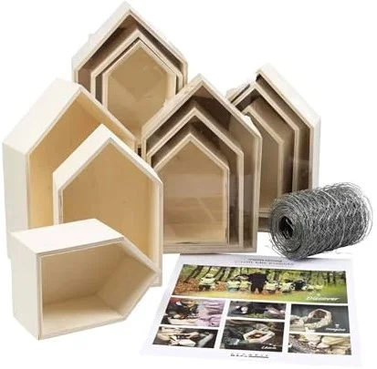 Creatieve Box Insecten Hout Klaslokaalset