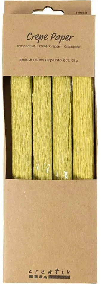 Creativ Company CC Crêpepapier Lichtgroen 4 vel