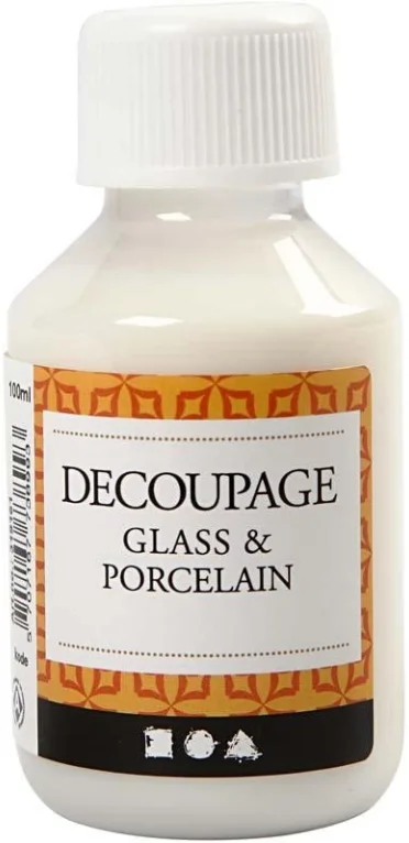 Creativ Company CC Decoupage Kleber, Lack, Glas und Porzellan, 100 ml