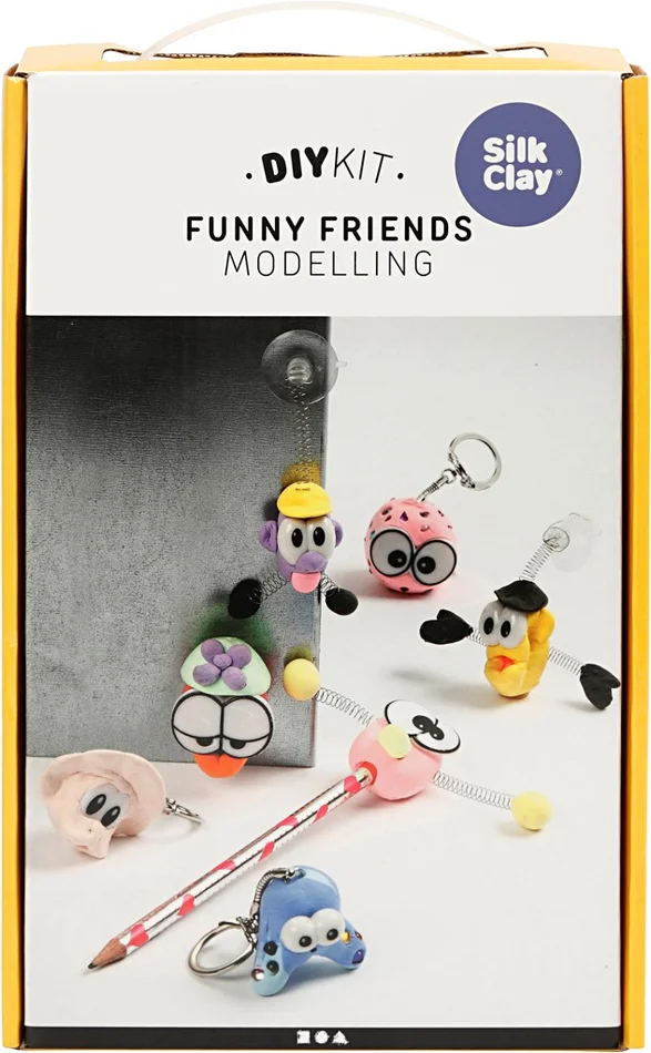 Creativ Company CC DIY Kit Modellierung Lustige Freunde