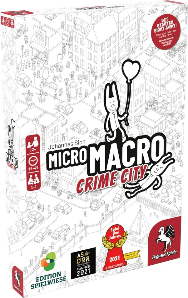 Crime City (Edition Spielwiese) – MicroMacro, englisch