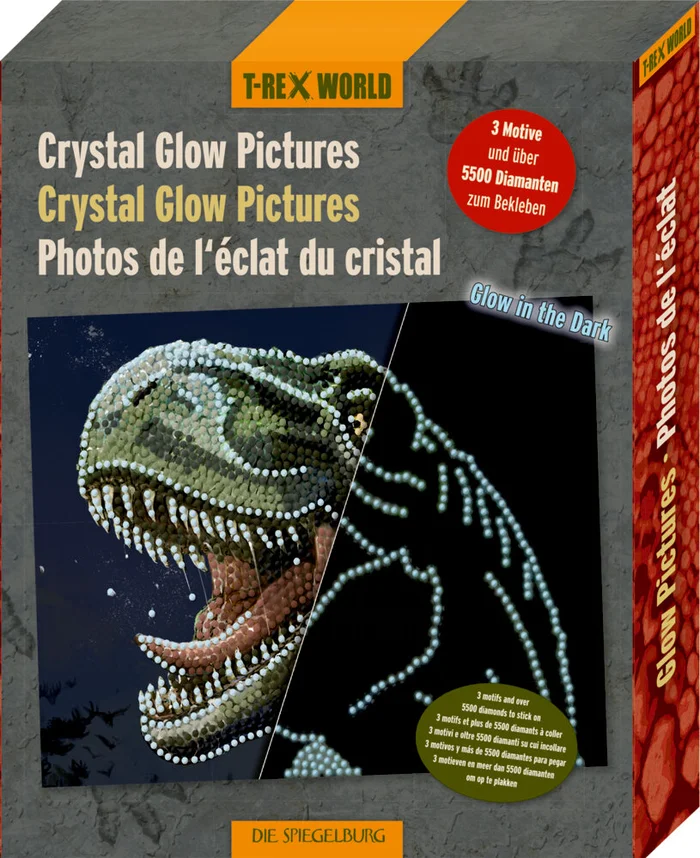 Crystal Glow Pictures-Diamond Painting – T-Rex World