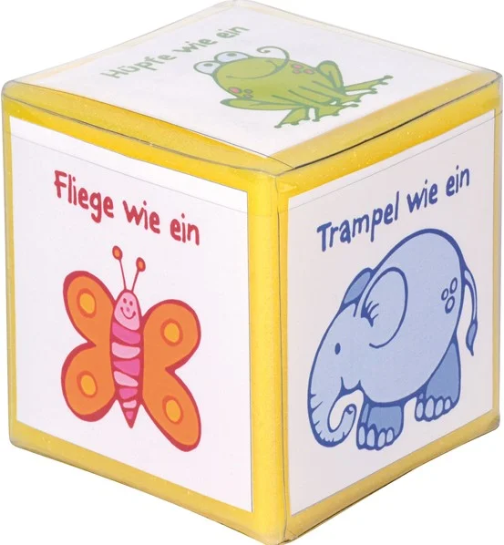 Cube with issue-bags 8 cm