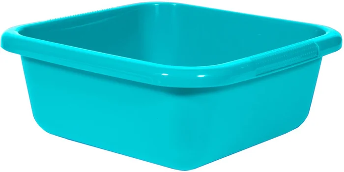 Curver afwasbak vierkant 35cm 10L molokai blauw