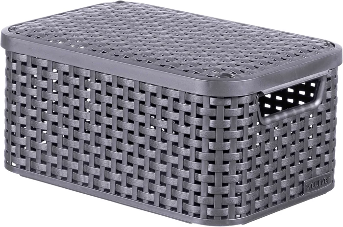 Curver Style Mandje 6L S Deksel Antraciet