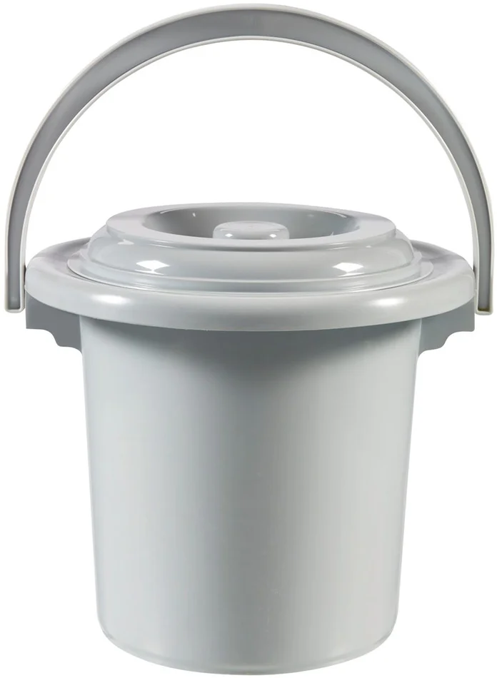 Curver Toiletemmer 5L Lichtgrijs