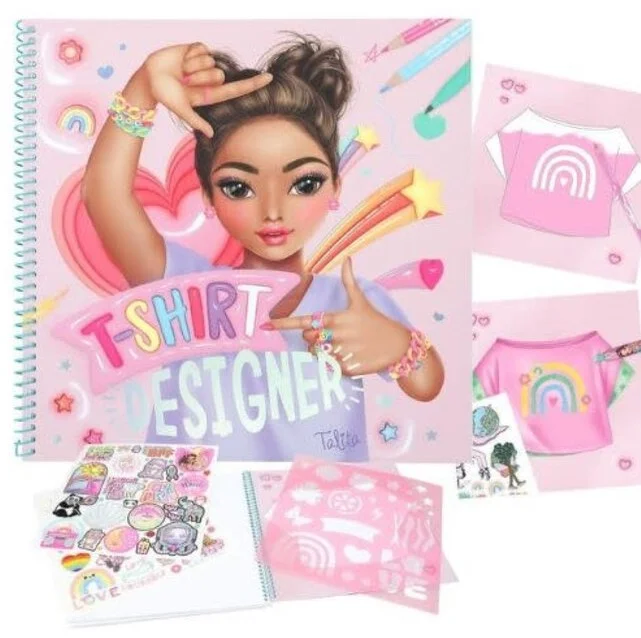 Depesche Topmodel T-shirt Designer Malbuch