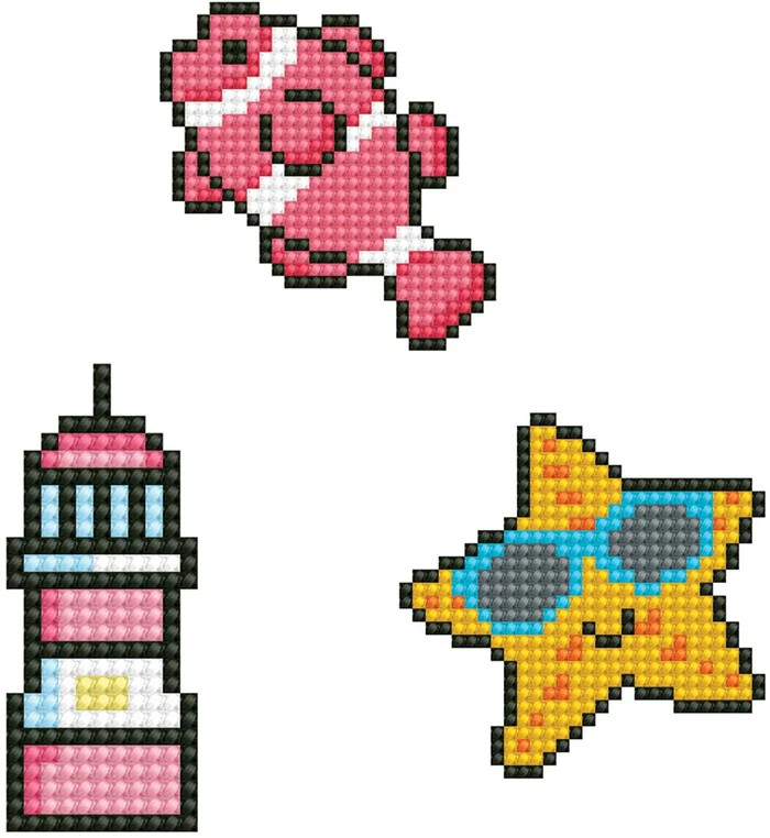 Diamond Dotz Diamond Dotz – Bubbles – Fish – Star Fish – Light House