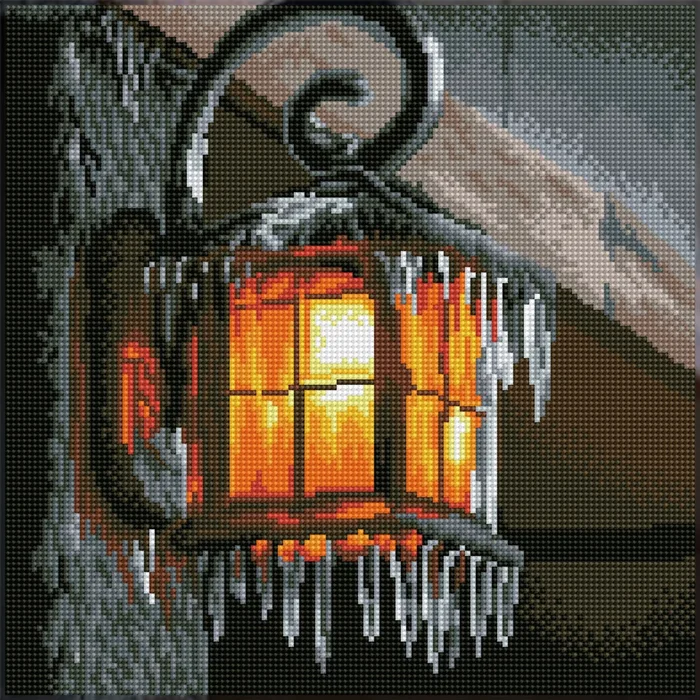 Diamond Dotz Diamond Dotz – Frosty Light – Pre-Framed Kit