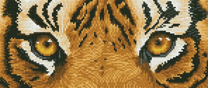 DIAMOND DOTZ Tiger Augen 42×15 cm